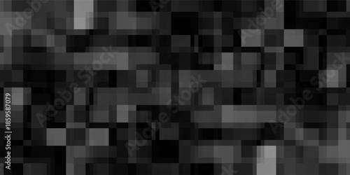 Censor blur, horizontal pixelated mosaic bar, large grayscale texture for censorship effect. Covers sensitive explicit content or private visuals. New content moderation. Vector illustration