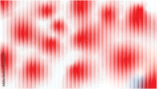 Abstract Red and White Motion Blur Vertical Lines Background