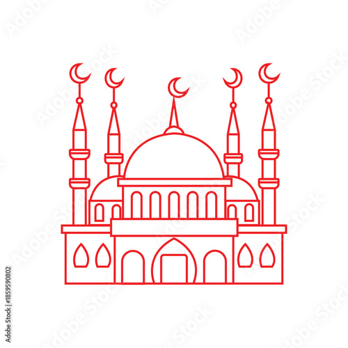 Masjid Art, Masque Art, Free Masjid Victor, Black Masjid Art-5