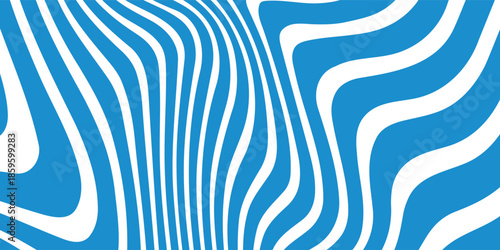 Abstract horizontal background with colorful waves. Swirl Pattern. Vector Liquid Splash Texture.