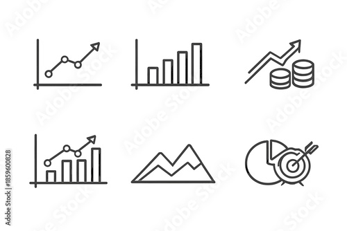 Business and Financial Growth Icons Set