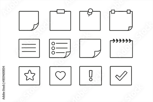 Collection of UI icons on a gray background