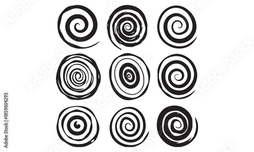 Abstract Swirl and Spiral Graphics for Stock Market Place: Visualizing Market Volatility and Financial Dynamics