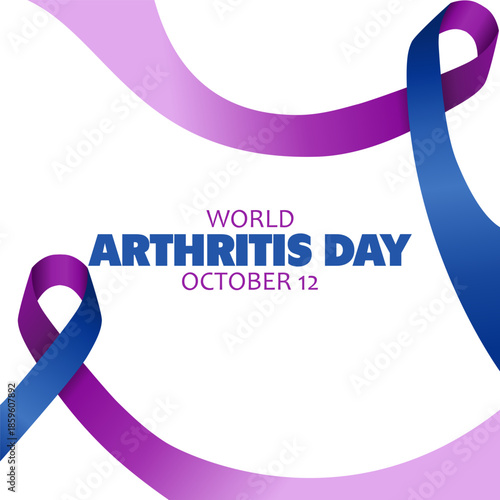 vector graphic of World Arthritis Day ideal for World Arthritis Day celebration