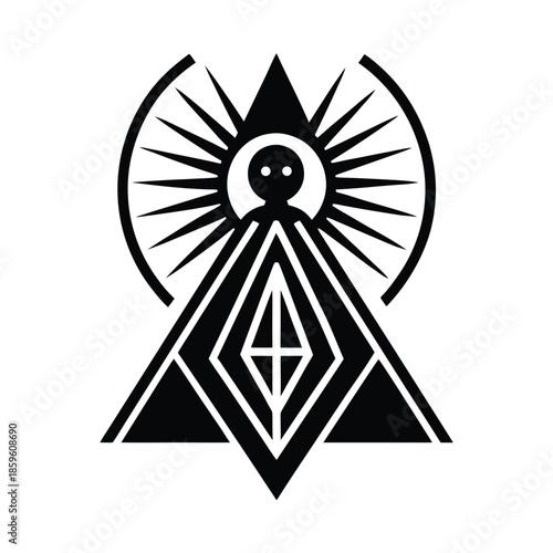 Spirit Communication Glyph Symbol