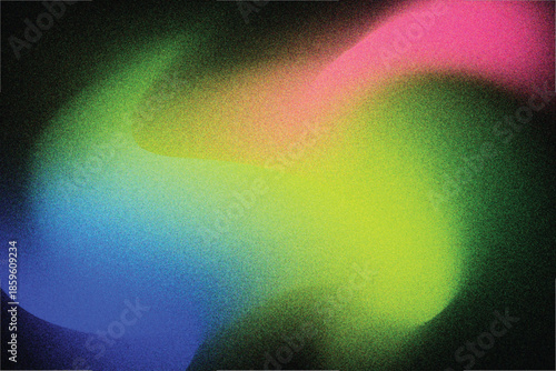 Abstract colorful gradient background with a soft grain texture