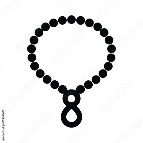 Spiritual Chain Beads Symbolism Icon