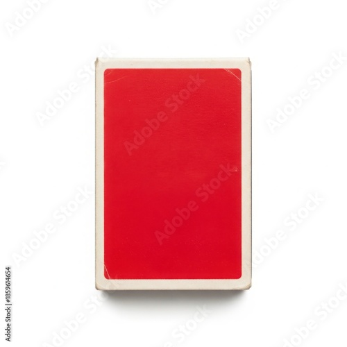 Red book cover isolated on white background