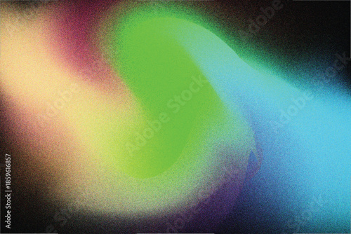 Abstract colorful gradient background with a soft grain texture
