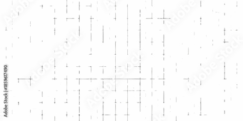 Abstract pattern of vertical and horizontal lines on a white background