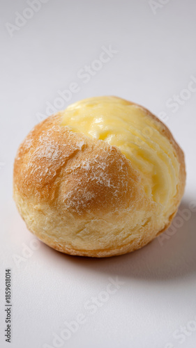 Wallpaper Mural Mini custard bun pastry dessert sweet bakery bread cream filling soft golden Torontodigital.ca