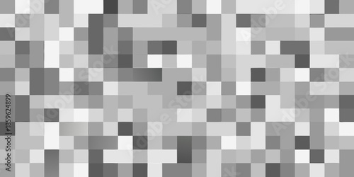 Abstract grayscale pattern composed of many small unevenly shaded squares