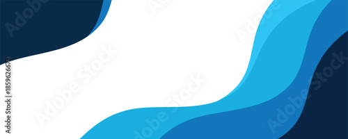 blue wavy abstract background