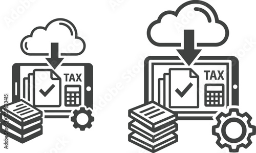 Digital Tax Receipt Management Solution Concept