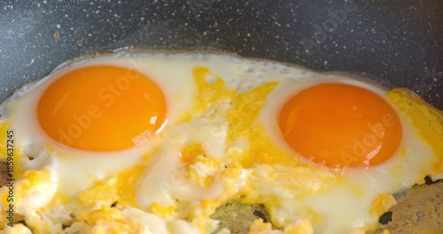 Italian Cuisine - Two eggs sunny side up