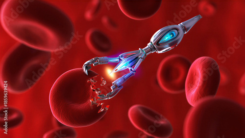 Cellular Guardian: Nanobot in Action