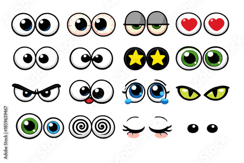 Collection of Cartoon Eyes