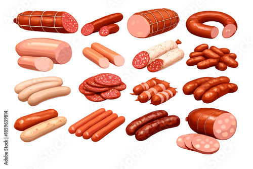 Assortment of Sausages and Salami