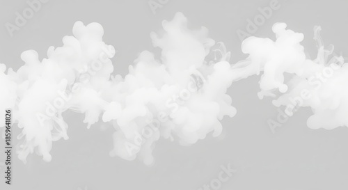 Wallpaper Mural White Smoke Whispers Along a Light Gray Background for Creative and Artistic Uses Torontodigital.ca