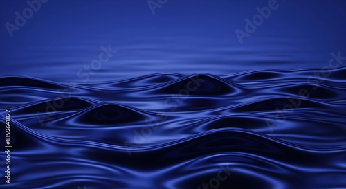 Wallpaper Mural Deep Blue Water Waves with Smooth Surface and Gentle Ripples at Dusk or Dawn Torontodigital.ca