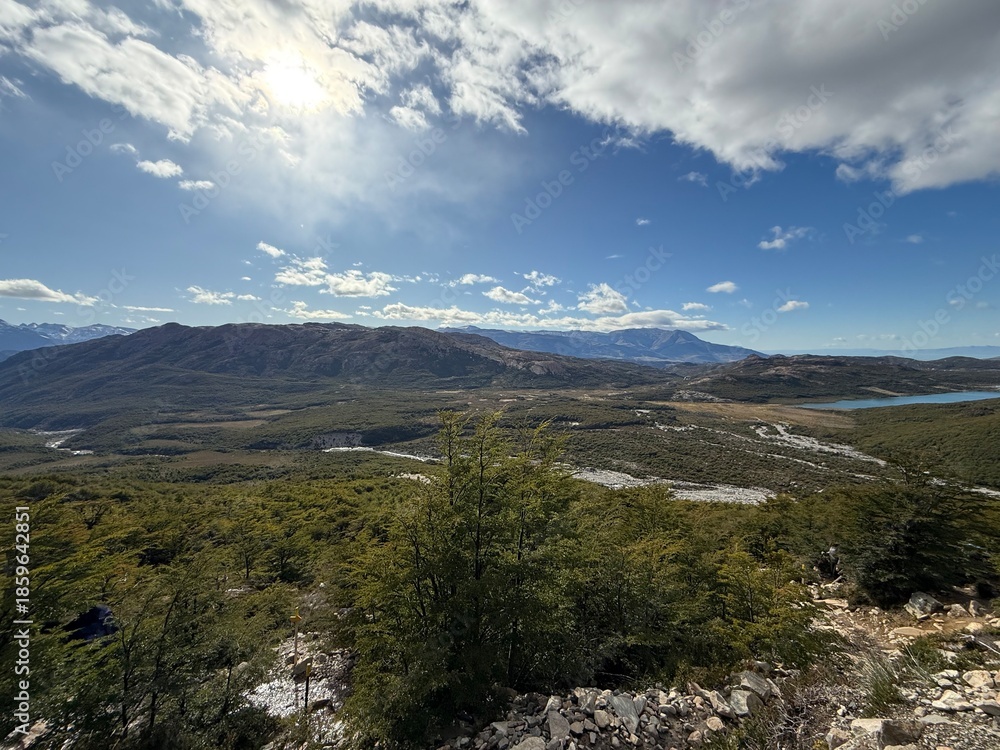 Fototapeta premium mountain landscape with clouds