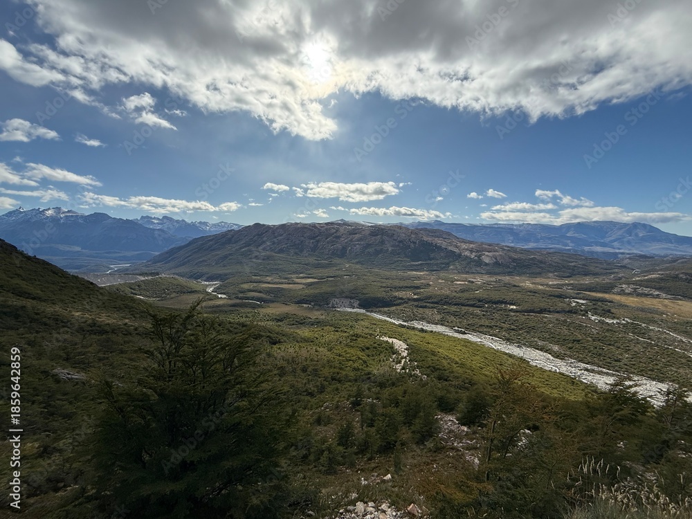 Fototapeta premium mountains and clouds