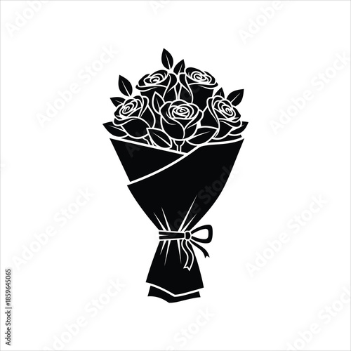 Elegant Flower Bouquet In Decorative Vase