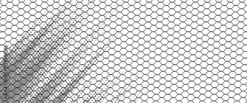 Mesh seamless pattern vector texture for wab. Black mesh texture isolated on white background, clipping path. EPS 10.