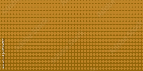 Yellow orange halftone pattern. Retro comic gradient background. Abstract Color Halftone Dots generative art background illustration for paper and banner. Halftone pattern in retro pop art style .