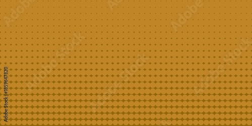 Yellow orange halftone pattern. Retro comic gradient background. Abstract Color Halftone Dots generative art background illustration for paper and banner. Halftone pattern in retro pop art style .