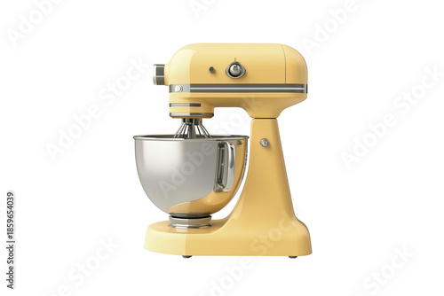 Modern Electric Mixer for Baking Isolated on Transparent Background