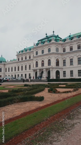 Wallpaper Mural Vienna, Austria - December 13, 2024: Belvedere Palace in Vienna, Austria. Torontodigital.ca