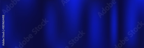 Silk satin fabric. Dark blue color. Dark abstract background with elegant grainy texture with space for design. Soft wavy folds. Drapery. Gradient. Thin stripes. Glossy. Sparkling. Template.