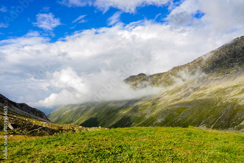 The Mont Blanc massif at the border of France, Italy, and Switzerland, showcasing Europe’s highest alpine landscape.