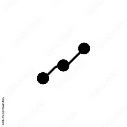 Silhouette Timeline Icon – Abstract Connected Points Vector
Professional vector icon representing a timeline or progression using solid connected points. Designed in silhouette style with consistent.