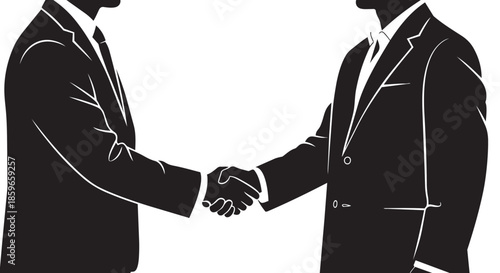 Professional business handshake symbolizing trust, cooperation, and successful deal conclusion