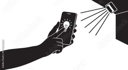 Controlling smart home lighting wirelessly with a smartphone mobile application