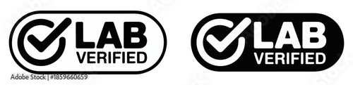 lab verified product certification label