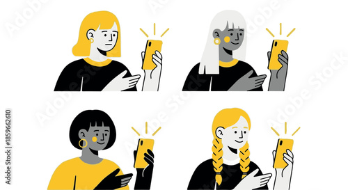 Young adults holding diplomas in celebratory scene with bright lighting and Transparent Background japanese style coming of age day concept