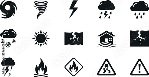 Weather icons Vector