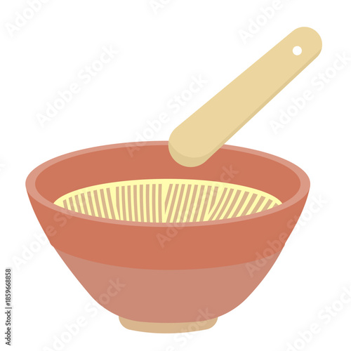 すり鉢とすりこぎのイラスト