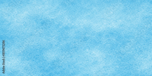 Clean blue abstract background featuring a bright textured ice pattern with cold winter snow on a liquid water surface for a light wallpaper design