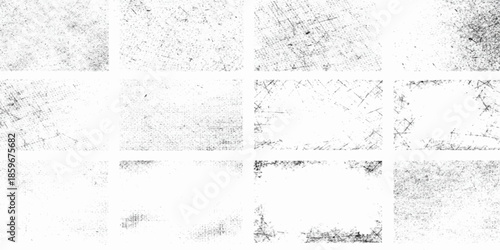 Vintage black and white abstract grunge background featuring a dirty textured concrete wall pattern with a rough gray paint surface and old paper material design