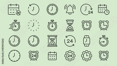 time icon vector