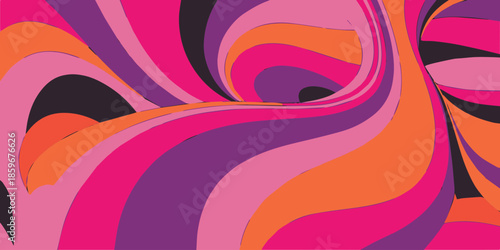 abstract flowing paint pattern for textile surface and packaging