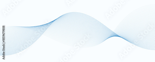 Abstract blue wave background. 