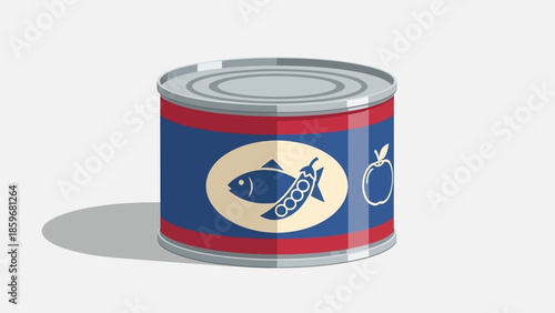 Canned Tuna Fish Container Packaging.