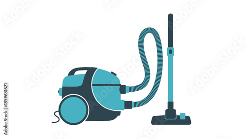 Electric Vacuum Cleaner with Hose and Wand.