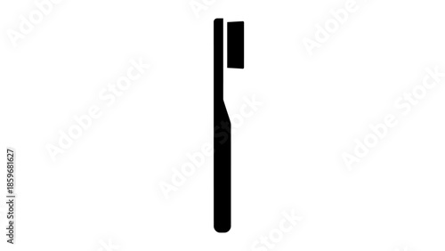 Electric Toothbrush Head Isolated on White Background.