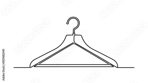 Simple Hanger Illustration.